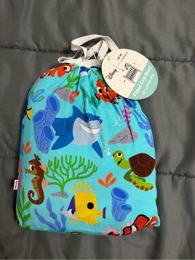 NWT Little Sleepies Disney Pixar Nemo's Reef Lunaluxe Bamboo Crib Sheet